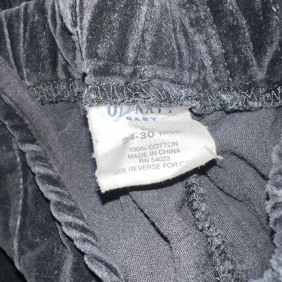 Vintage Old Navy baby Black Velvet look overalls girls size XXL 24-30 months - Picture 4 of 4